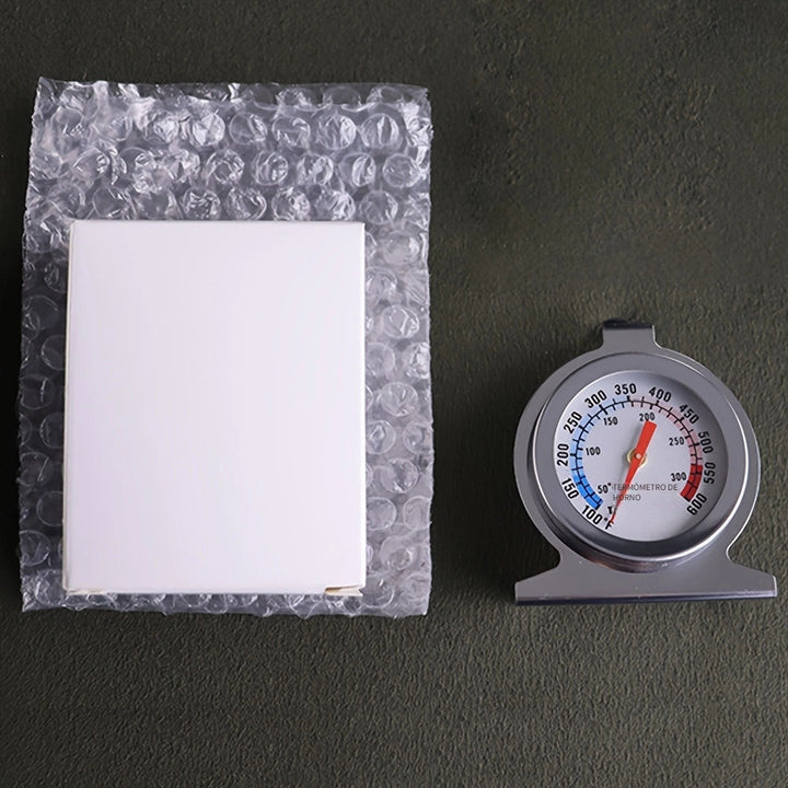 Termómetro de horno de acero inoxidable KT THERMO 1pc/2pcs, escala dual 50-300°C/100-600°F, sin batería, para barbacoa, horneado, cocción de carne, utensilio de cocina para Navidad, Halloween, Acción de Gracias