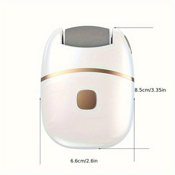 Extracción de pies eléctrica recargable, herramienta de pedicura con 3 cabezas intercambiables para la eliminación automática de pieles muertas, ligeras y viejas, para hacer que los pies estén suaves. Carga USB, producto de belleza para el cuidado de pie