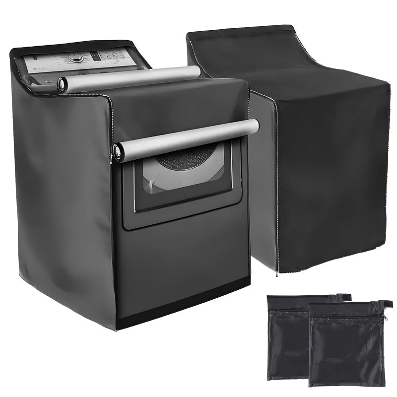 Fundas para lavadora con cremallera - cubierta protectora interior y exterior de tela Oxford, duradera y lavable