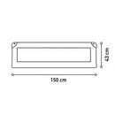 BARANDA CUNA 150CM LUNA AZUL - 17123 ASALVO