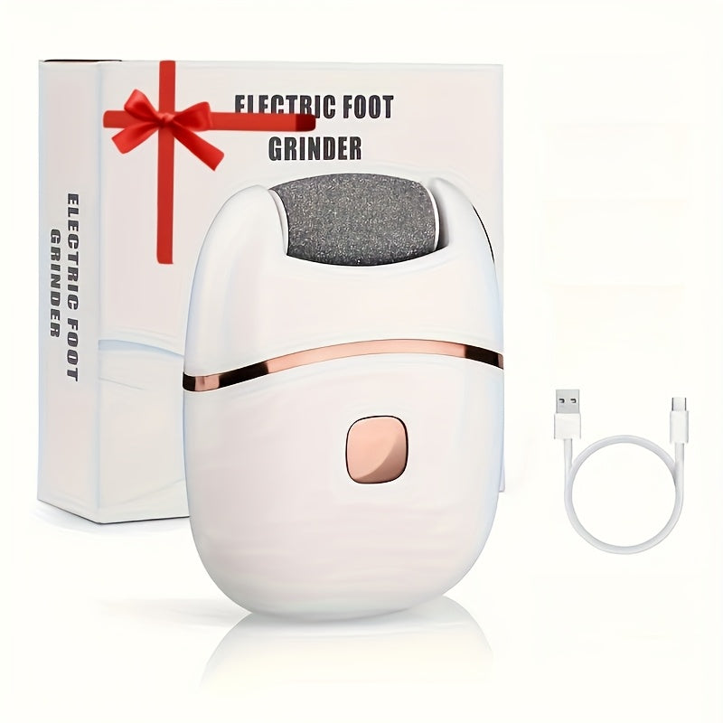 1pc Removedor de Pies Eléctrico, 5 Cabezales Intercambiables, Carga USB, Adecuado para Adultos, Herramienta de Pedicura para el Hogar y Viaje y Regalo Perfecto