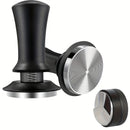 Apretador de Espresso de Acero Inoxidable Premium - Profundidad Ajustable, Resorte de Calibración, Perfecto para Baristas y Uso Doméstico