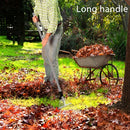 1 pieza de rastrillo de jardín ajustable de gran resistencia con cabeza expansible - Rastrillo de jardín plegable para césped, camping, arbustos y ro - Mango negro, no necesita baterías, rastrillo de jardín expansible, herramienta de cuidado de césped, m