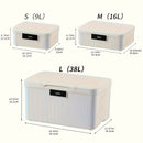 Caja de Almacenamiento con Cerradura y Teclado Numérico - Cajón Seguro por Combinación para Objetos de Valor, Documentos y Electrónica | Material Duradero para Organización en Casa, Oficina o Coche