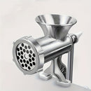 Molino de carne manual PMMJ, procesador de alimentos con manivela de acero inoxidable y sujeción de escritorio, herramienta multifuncional para la cocina para moler carne, verduras y embutidos, no requiere electricidad ni batería, herramienta para hacer