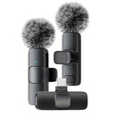 Microfono de Solapa sin varillas Profesional con Grabación Omnidireccional y Recargable por USB-C - Grabación con Un Toque para Smartphones/Tabletas/Cámaras - Ideal para Podcasts, Vlogs, Entrevistas en Vídeo, Equipo de Vlogging | Diseño Elegante del Rece