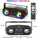 Luces de Fiesta USB con 2 Bolas Mágicas - Efectos Láser y LED, para Hogar, Eventos, Citas - Lámpara Disco Compacta sin DJ, Decoracións para Fiestas, Ambiente Dinámico, Proyección de Alta Calidad, Decoración del Hogar