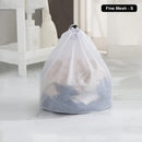 1pc Bolsa de Lavandería de Malla de Poliéster Engrosada Mejorada - Cierre con Cordón Seguro, Lavable a Máquina y Transpirable - Ideal para Prendas Delicadas, Universidad, Viajes y Más - Diseño Ovalado Versátil, Organización de Lavandería|Bolsa de Malla O