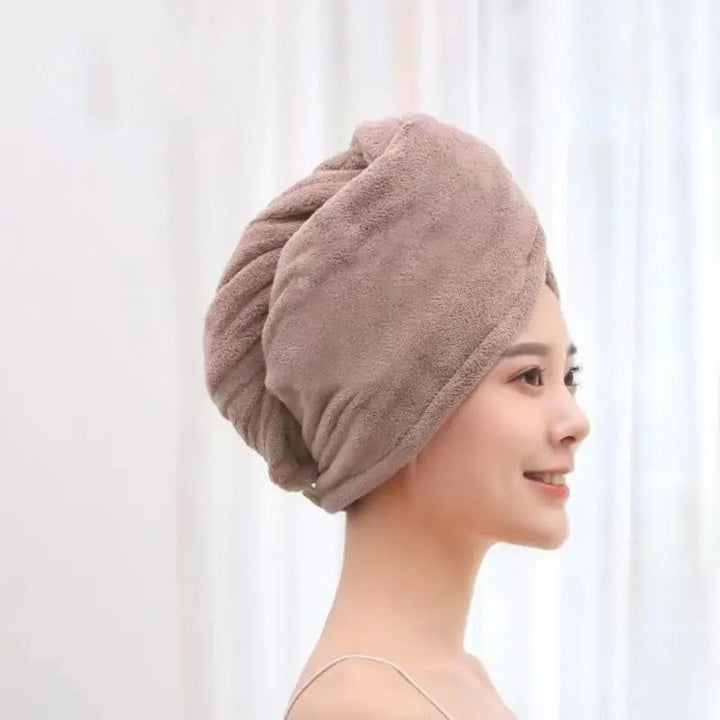 Toalla para cabello de microfibra