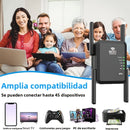 Amplificador de WiFi, Amplificador de Señal Banda Doble 5G 1200Mbps para Hogar, Cubre hasta 7000 Pies Cuadrados y 20 Dispositivos