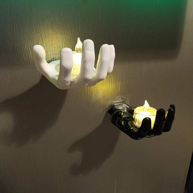 Gancho en forma de mano de 1 pieza, Gancho de Pared sin Perforaciones y Sin Rastro, Gancho Duradero para Llaves, Sombreros, Toallas, Artículos de Aseo, Gancho Autoadhesivo para la Casa para Objetos Varios, Organizador Doméstico para Baño, Dormitorio, Hog