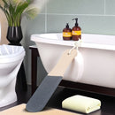 1pc Lima de Pies de Madera de Haya Natural - Removedor Manual de 4 Lados con Mango Ergonómico y Cuerda Trenzada, Herramienta Exfoliante Hipoalergénica para Talones, Uñas de los Pies, Manos & Cutículas, Diseño en Madera Natural, Superficie de Papel de Lij