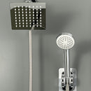Juego de cabezal de ducha de acero inoxidable oculto, cabezal de ducha manual simple para baño, ducha de lluvia para hogar, cabezal multifuncional con micro burbujas, incluye soporte, divisor de agua de 3 vías y manguera, juego completo de cabezal de duc