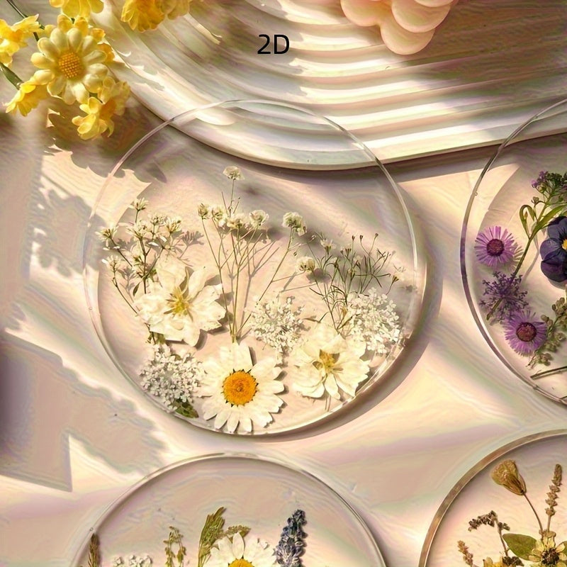 2D Plano, 2D Plano 4 Piezas Juego De Cojines De Acrílico, Cojines De Exteriores Estampados Coloridos, Decoración De Mesa De Regalo De Día De La Madre, Día De Cumpleaños, Diseño De Arte De Flores Silvestres, Patrón 2D Plano, Elección De Navidad, 2D Plano