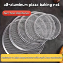 Malla de aluminio redonda para hornear pizzas de 6 a 20 pulgadas - Distribución de calor uniforme y grueso, control de temperatura, no requiere electricidad para uso comercial y doméstico, herramienta de cocina duradera y fácil de limpiar, accesorios par