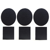 Juego de 6 almohadillas de filtro de carbón activado para compostadora de cocina, reemplazo de bote de basura de encimera, suplemento de cubo de hogar de material plástico