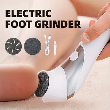Limpiador de Pies Eléctrico Recargable - Juego Profesional Impermeable para Pedicura, Herramienta Portátil para Cuidado del Pie, Regalo Perfecto para el Día del Padre