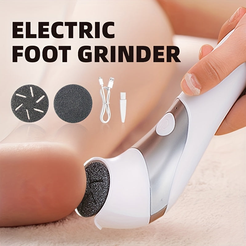 Limpiador de Pies Eléctrico Recargable - Juego Profesional Impermeable para Pedicura, Herramienta Portátil para Cuidado del Pie, Regalo Perfecto para el Día del Padre