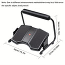 Taburete de pie ajustable para oficina, reposapiés ergonómico de 3 niveles bajo el escritorio, asistente de lugar de trabajo moderno, no eléctrico, material de plástico duradero, negro