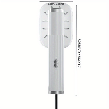 Plancha Portátil de Mano - Eliminación de Arrugas 3D con USB, Temperatura Ajustable y Temporizador, Diseño Compacto para Viajes y Hogar, Herramienta Moderna para Ropa y Telas, Mango Resistente, Ideal para Cuidado de Prendas