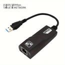 Adaptador de Ethernet USB 3.0 de 1000Mbps/100Mbps, tarjeta de red RJ45 para PC/Portátil, compatible con Smartthings, alimentado por USB, tensión de funcionamiento ≤36V