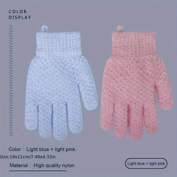 Guantes exfoliantes para ducha, limpieza profunda y masaje, eliminan piel muerta y sequedad