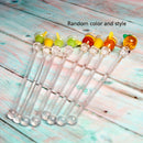 10 vasos de cóctel acrílicos con agitadores, palitos para mezclar bebidas de fiesta, mezcladores de bebidas de barware con asas en forma de taza, decoración de vajilla de polipropileno para eventos y celebraciones.