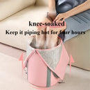 Bañera Plegable Portátil para Remojo de Pies - Profunda y Ancha para Piernas hasta la Rodilla, Ideal para Viajes y Uso Doméstico, Mantiene el Agua Caliente