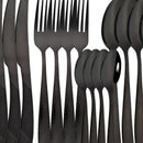 1 Juego De 16 Piezas, Vajilla De Acero Inoxidable, Cubiertos Con Espejo, Juego De Cubiertos Con Tenedor, Cuchara Y Cuchillo, Juego De Vajilla Para El Hogar Y El Hotel, Artículos De Cocina, Artículos De Cocina, Suministros De Cocina