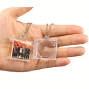 5 unidades de Mini Estuches de CD con llavero, Cajas de plástico transparente con cadenas, Material de plástico duradero, para entusiastas de la música