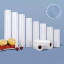 1 Rollo de Bolsas de Sellado al Vacío de Malla Premium - PE+PA Engrosado, Bolsas Desechables para Almacenamiento de Alimentos para una Frescura Óptima - Perfectas para Empaquetar Dumplings, Carne y Verduras