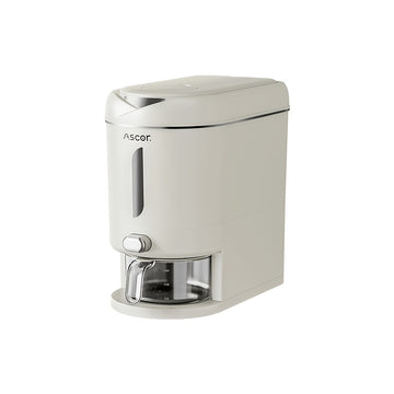 Contenedor de Almacenamiento, Cubo Sellado a Prueba de Insectos y Humedad, Dispensador de Arroz de Gran Capacidad a Prueba de Fugas para el Hogar, para Cereales, Arroz, Harina, Almacenamiento y Accesorios de Cocina