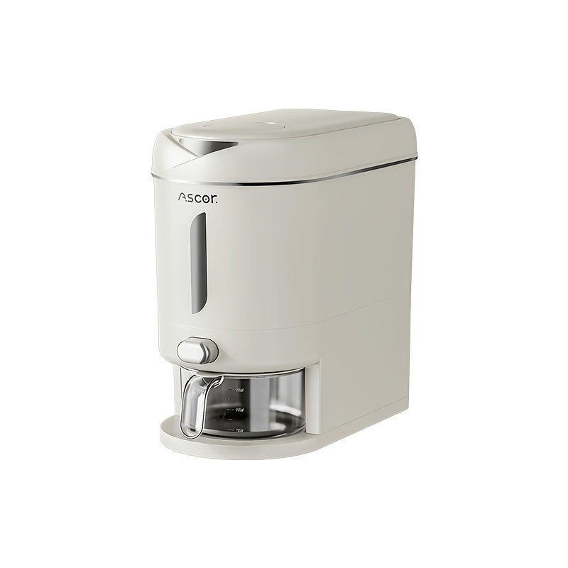 Contenedor de Almacenamiento, Cubo Sellado a Prueba de Insectos y Humedad, Dispensador de Arroz de Gran Capacidad a Prueba de Fugas para el Hogar, para Cereales, Arroz, Harina, Almacenamiento y Accesorios de Cocina