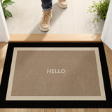 1 alfombra para puerta, estilo europeo, resistente al desgaste y fricción, antideslizante, para entrada, pasillo o corredor