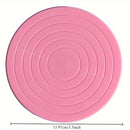 1 base giratoria para decorar galletas, 360° de rotación fácil, 13.97 cm, plástico resistente, herramienta práctica para repostería DIY, resultados profesionales, construcción robusta