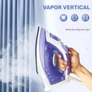 1 pieza de 1200W, plancha de vapor de alta potencia para ropa, plancha de vapor para ropa, base antiadherente, mano de obra doméstica, baja temperatura, hermética, alta presión, vapor, temperatura ajustable, antiobstrucción, multifuncional, agua pulveriz