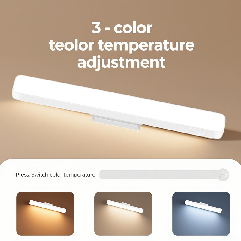 Luces LED, luces magnéticas, espejos de maquillaje, faros, lámparas nocturnas para cama, luces de lectura, luces de pared, lámpara de gabinete, 800mAh, sensor táctil, ideales para dormitorio, vestidor y baño