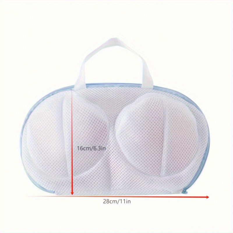 Bolsa de lavandería de lencería duradera - Lavado en malla, cierre con cremallera, adecuada para ropa delicada, diseño redondo, material, se vende individualmente, bolsas de lavandería