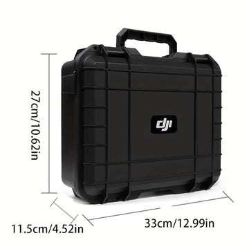 Estuche rígido para control remoto de DJI Mini 3/Mini 3 Pro/Mini 4 Pro, material plástico duradero, compatible con DJI RC/RC 2/RC-N2, color negro