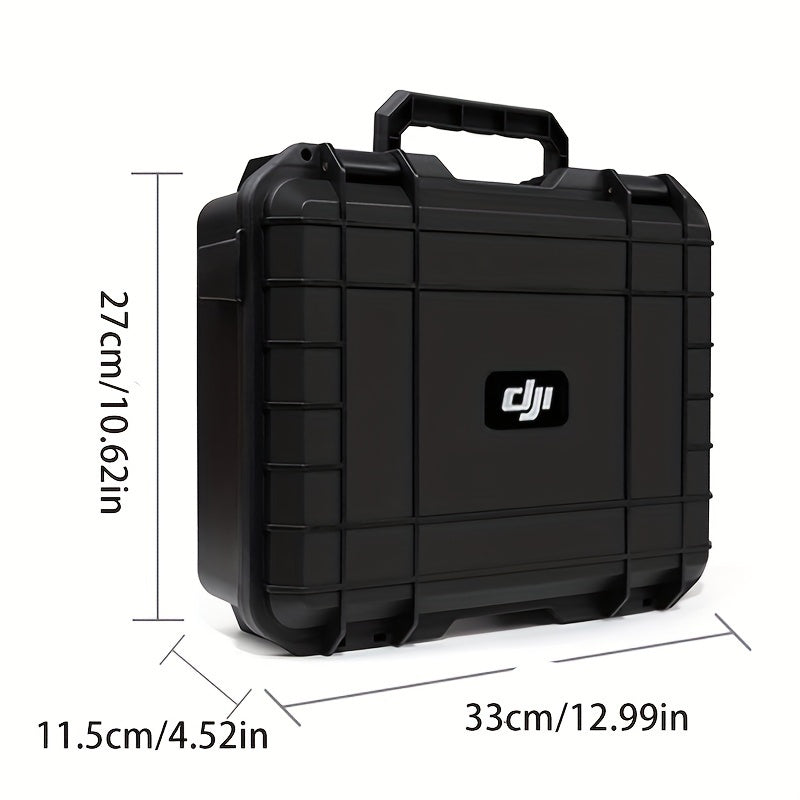 Estuche rígido para control remoto de DJI Mini 3/Mini 3 Pro/Mini 4 Pro, material plástico duradero, compatible con DJI RC/RC 2/RC-N2, color negro