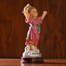 Estatua Elegante de Jesús Santo - Resina Duradera con Colores Vibrantes, Diseño de Brazos Abiertos, Perfecta para Decoración de Hogar u Oficina, Regalo Ideal para Aficionados Religiosos, Color Completo, Decoración Interior