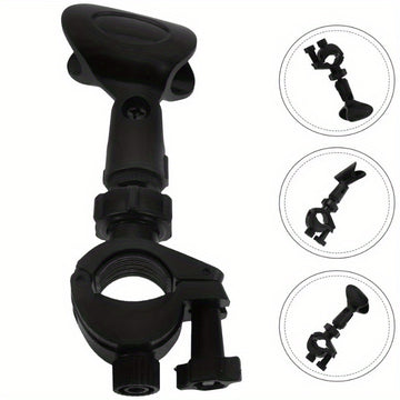 Clip de Micrófono FF Bonfires con Mecanismo de Bloqueo - Ajustable (10-25mm a 25-42mm), Compatible con Microfonos USB, Grabación en Estudio y Transmisiones en Vivo - Construcción Robusta en Plástico para Configuraciones Profesionales, Accesorio para Crea