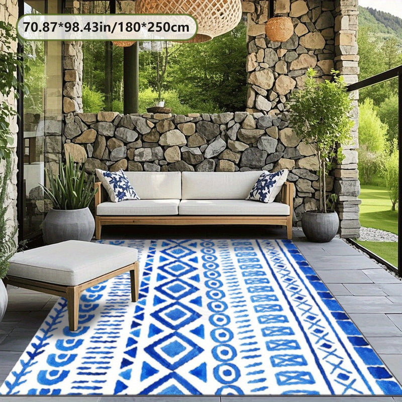 2D Plano, Impresión de Exquisita Artesanía, Calidad Sobresaliente, Estilo Clásico Tradicional, Ideal para Camping, Senderismo, Viajes, Balcones, Jardines, Piscinas, Uso de Primavera, Verano y Otoño, Ligera, Plegable y Fácil de Transportar, Limpieza Conve