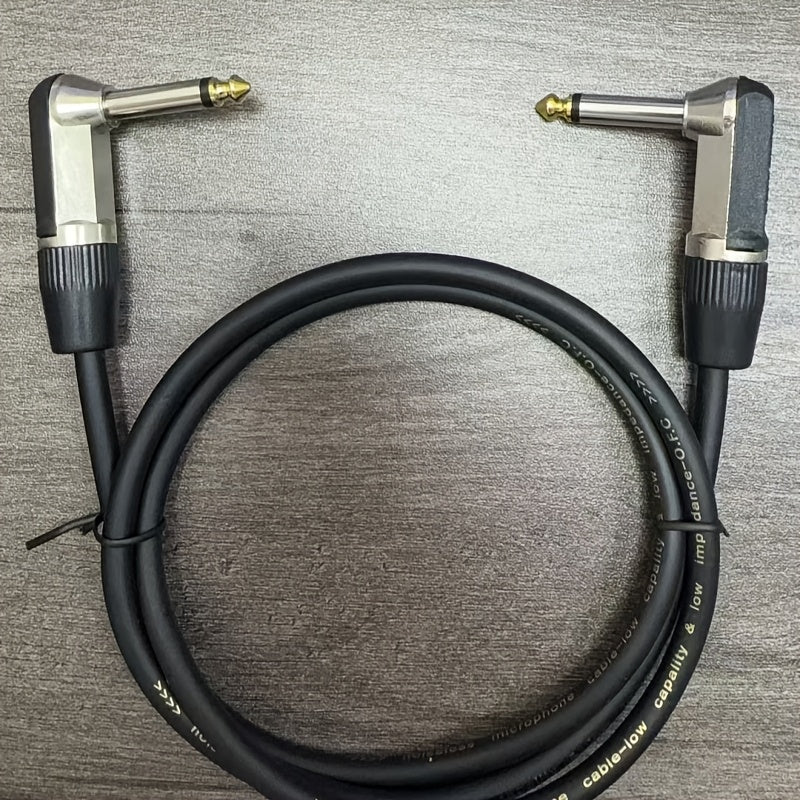 Cable de Amplificador para Guitarra y Bajo Eléctrico Premium - 3.05 metros / 6.1 metros, Sonido de Alta Fidelidad, Diseño Duradero y Flexible, Compatible con Todos los Instrumentos Musicales, Conectores Metálicos para Computadoras, Portátiles, DVD, Altav