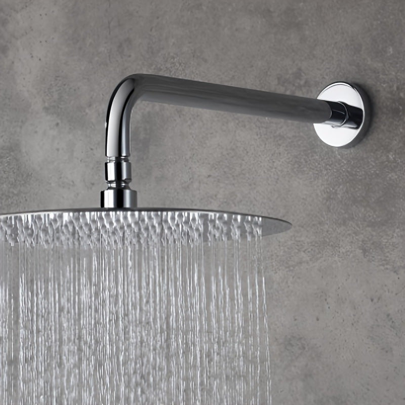 Brazo de ducha de acero inoxidable de 13" con barra de rociado oculta - Accesorio de ducha fijo para diseño de baño moderno, accesorio de baño | Diseño de ducha moderno | Brazo de ducha duradero, brazo de ducha