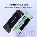 GameSir X5 Lite Mando de Juego para Móvil: Palancas Hall Effect para FPS/MOBA | Ultra Ligero 135g | Botones Turbo | Carga Pasante | Compatible con iOS/Android