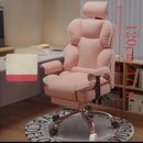 Práctica, duradera y única silla de escritorio y oficina, silla para juegos, cuero PU, ergonómicamente ajustable con respaldo alto, giratoria con reposapiés y soporte lumbar, ideal para hogar u oficina