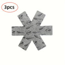Conjunto de 3 Protectores Duraderos para Ollas y Sartenes de Plástico - Separadores Antideslizantes para Prevenir Arañazos y Daños al Apilar, Adecuados para Ollas con Fondo Plano, Fáciles de Limpiar y Recortar para un Ajuste Perfecto