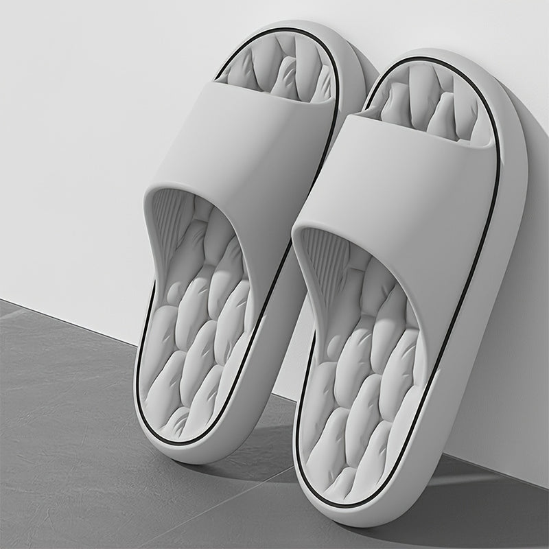 Zapatillas de nube suaves - Antideslizantes, con almohadilla, para hombres y mujeres, ideales para el baño, dormitorio, piscina y playa, material EVA, diseño de nube para comodidad y soporte todo el día.