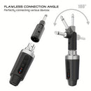 Sistema de micrófono inalámbrico NXTG M-O4, convertidor omnidireccional de tipo C USB, material PVC, control de volumen, para karaoke y canto, no requiere batería